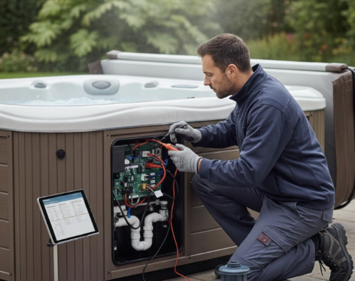 find hot tub repair near me